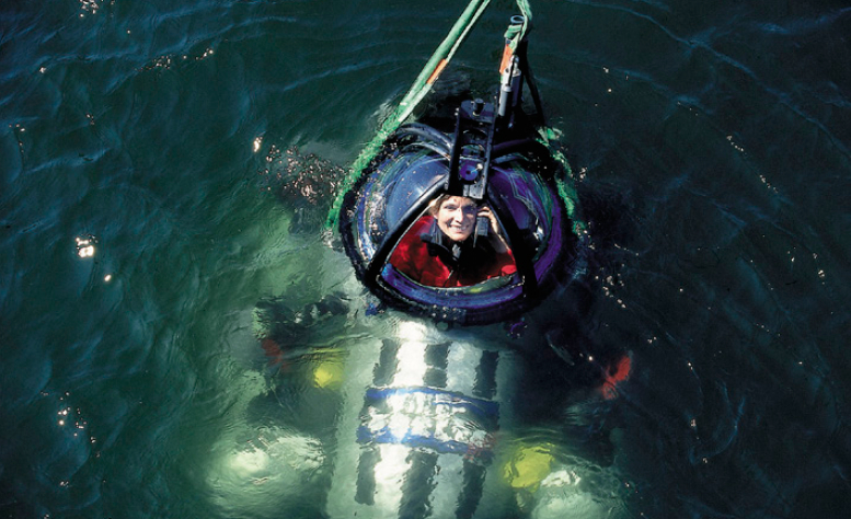 Sylvia Earle in Deep Worker Sub