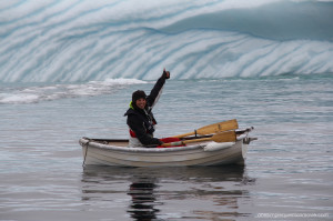 Teresa dinghy iceberg