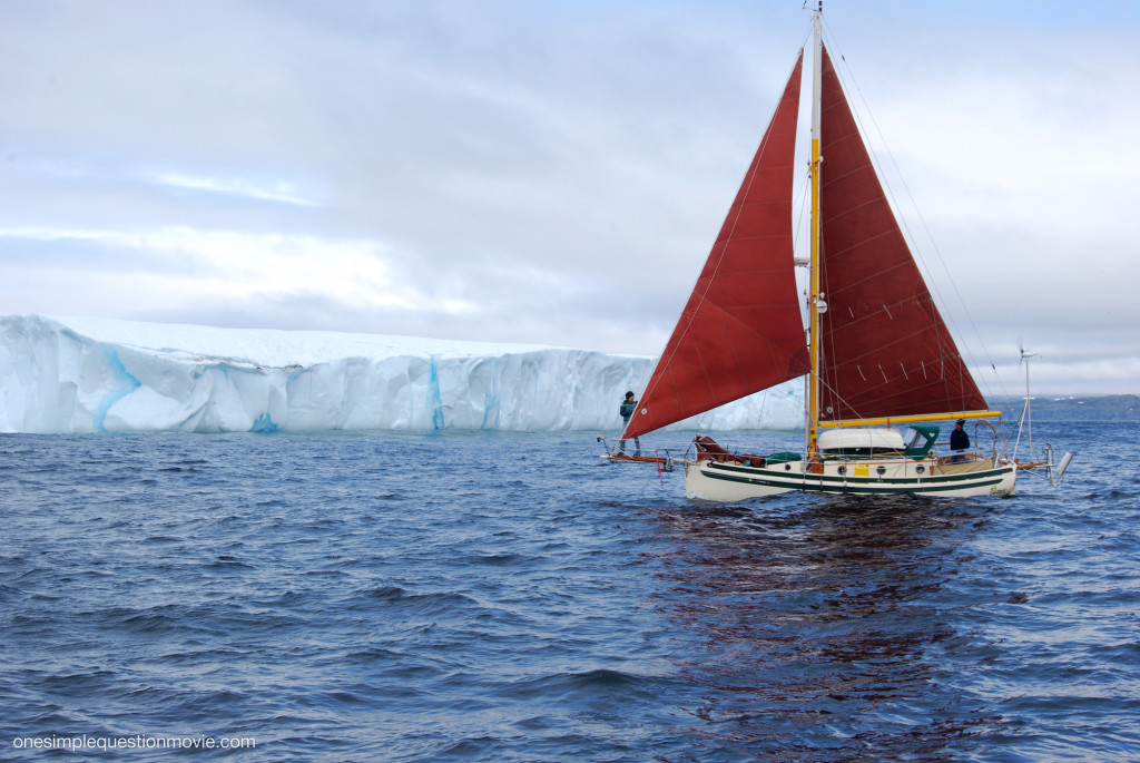 Sailboat and Iceberg