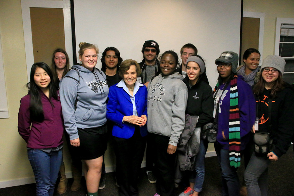 Sylvia with NGS Photo Camp Kids