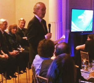 Congressman Markey received his award during a dinner following the ceremony (© Mary Kadzielski, Blue Frontier)