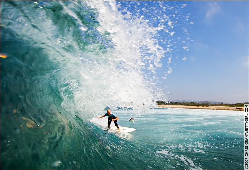 Chanelle Sladics on water, Photo by Chris Grant
