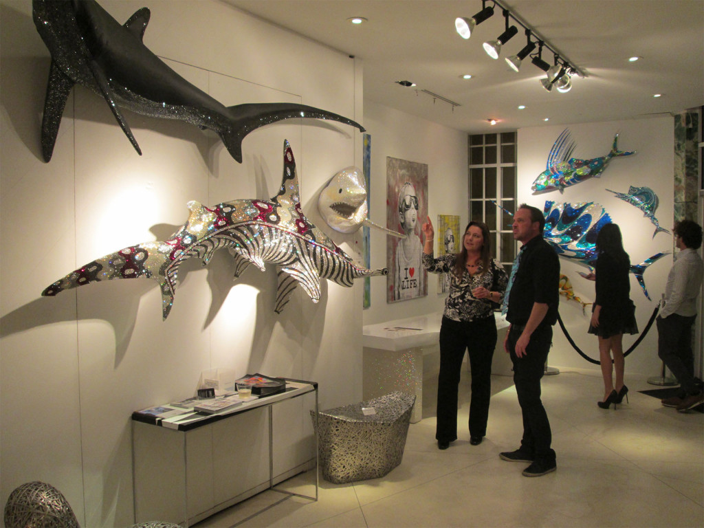 Shark Team One Art for Sharks' Sake Event