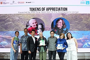 Guardians of the earth for nature and the ocean - world-renowned conservationists Dr Jane Goodall and Dr Sylvia Earle unite in a historic collaboration in Singapore