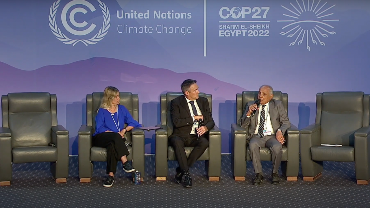 Hope Spots Panel at COP 27 in Sharm El-Sheikh, Egypt